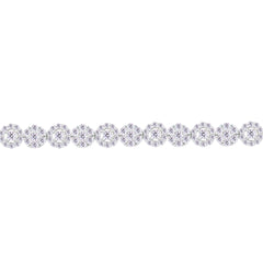 Asfour Creations Tennis Bracelet With Turquoise Pear & Emerald Zircon In 925 Sterling Silver