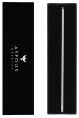 Asfour Creations Tennis Bracelet With Round Design In 925 Sterling Silver-BM0167