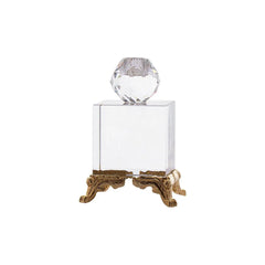 Candlestick Crystal With Gold Plated