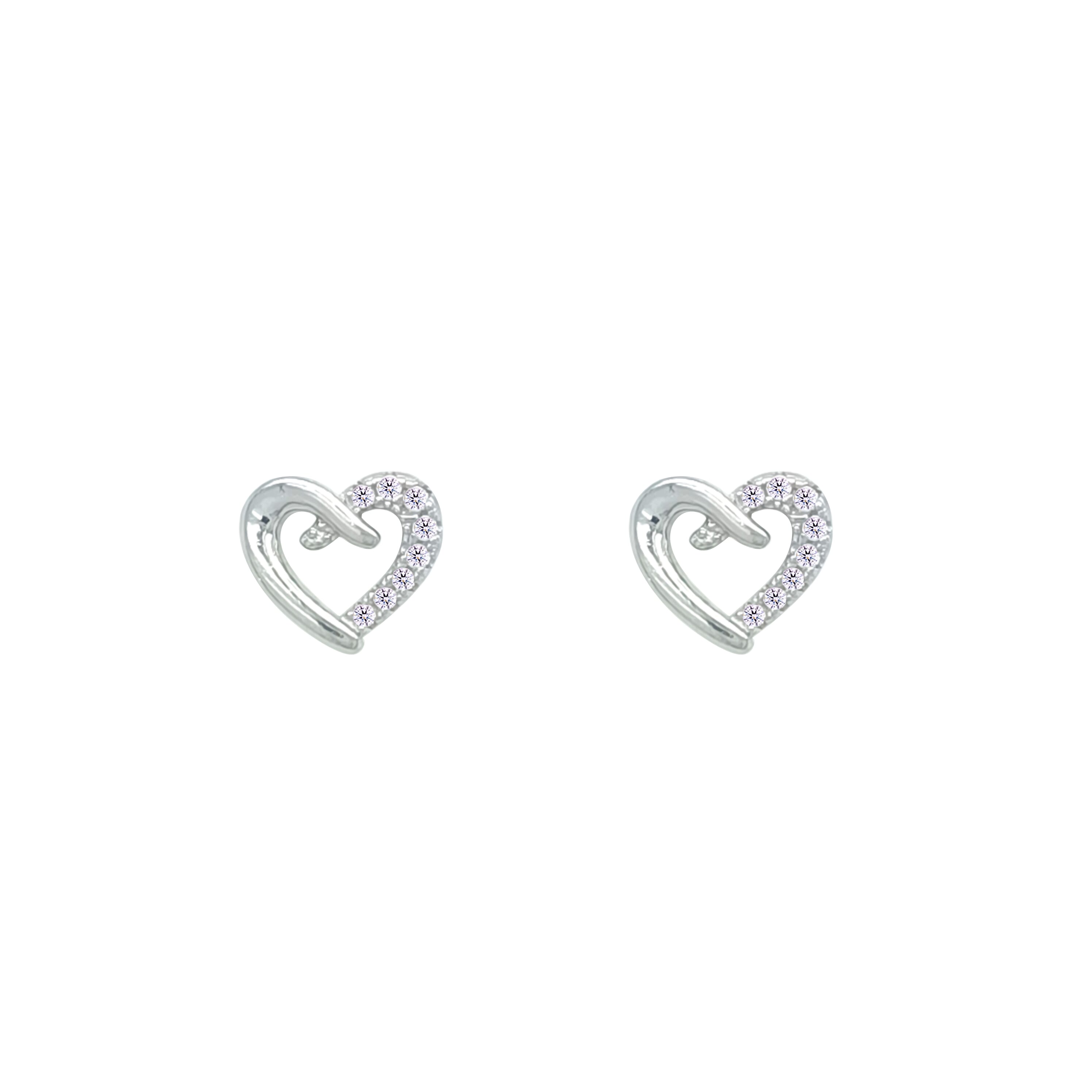 Asfour Creations Hoop Earrings With Halo Turquoise Round Stone In 925 Sterling Silver-ED0124-GC