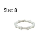 Asfour Creations Band Ring With Art Deco Design In 925 Sterling Silver-RD0195-8