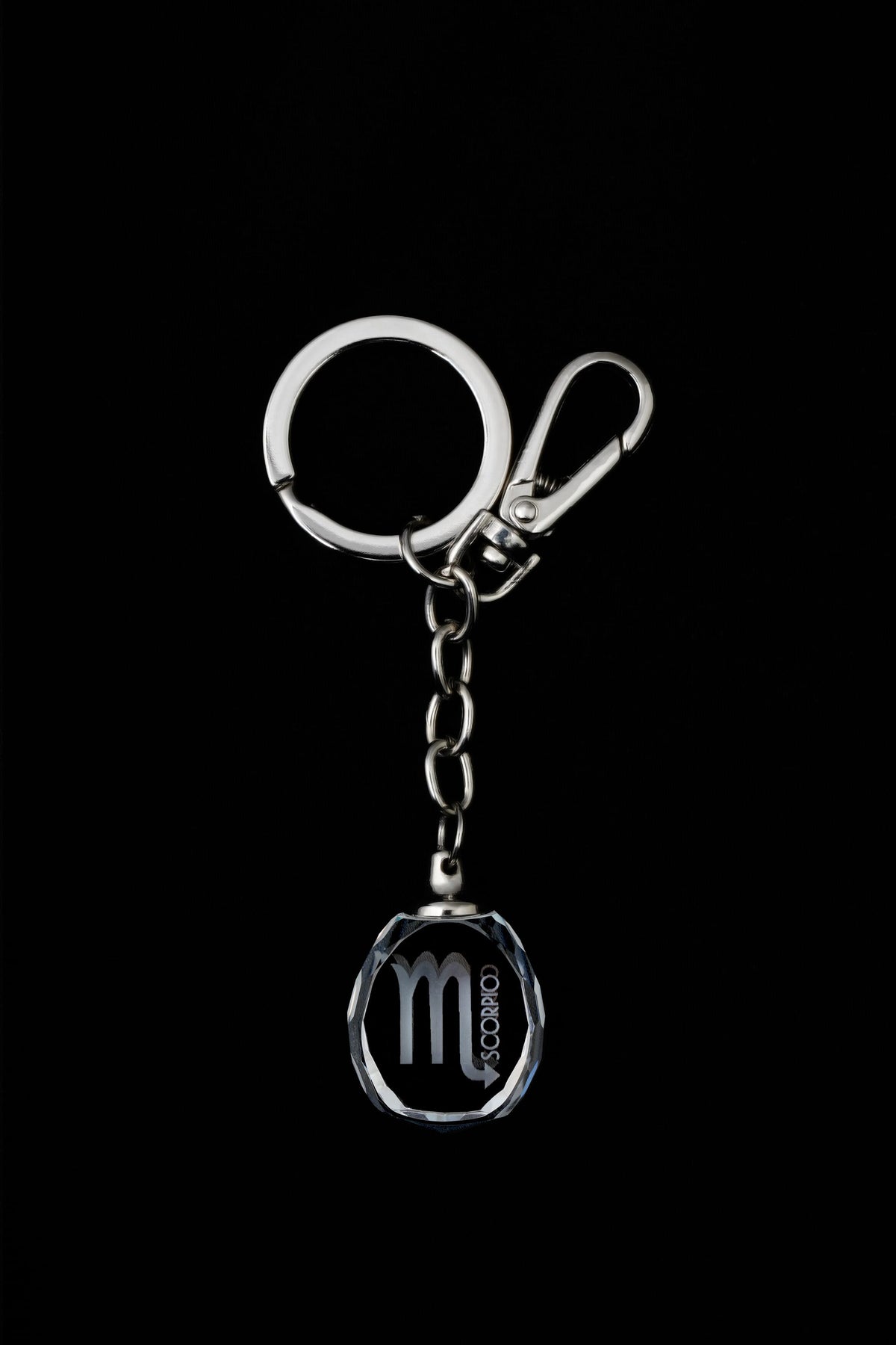 Keychain Crystal 3d M Scorpio