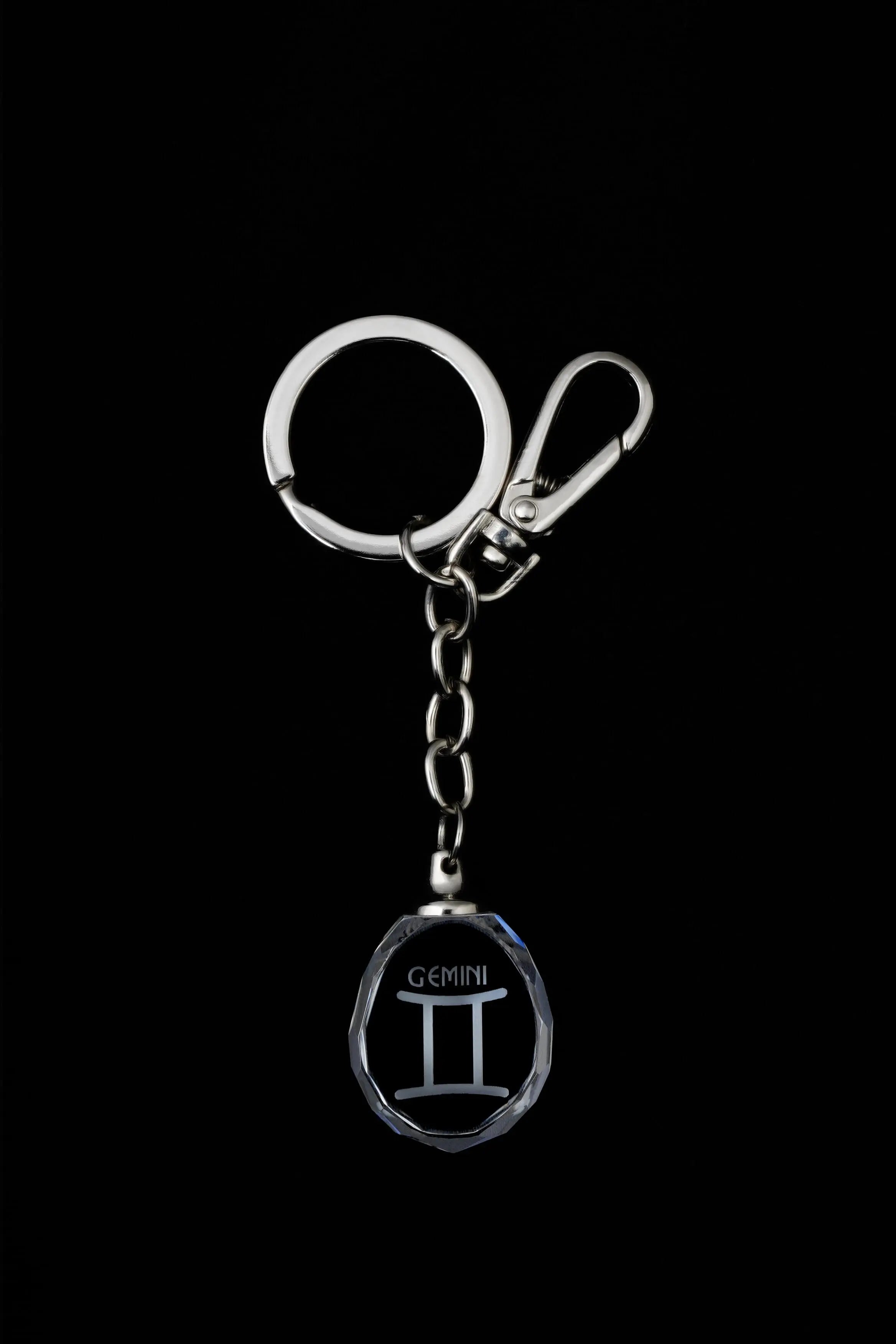 Keychain Crystal 3d Gemini