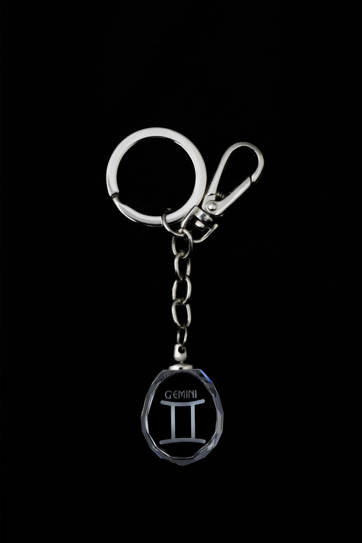 Keychain Crystal 3d Gemini